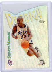Stephon Marbury 1999 Topps Chrome Refractor "Prodigy" die-cut #PR1
