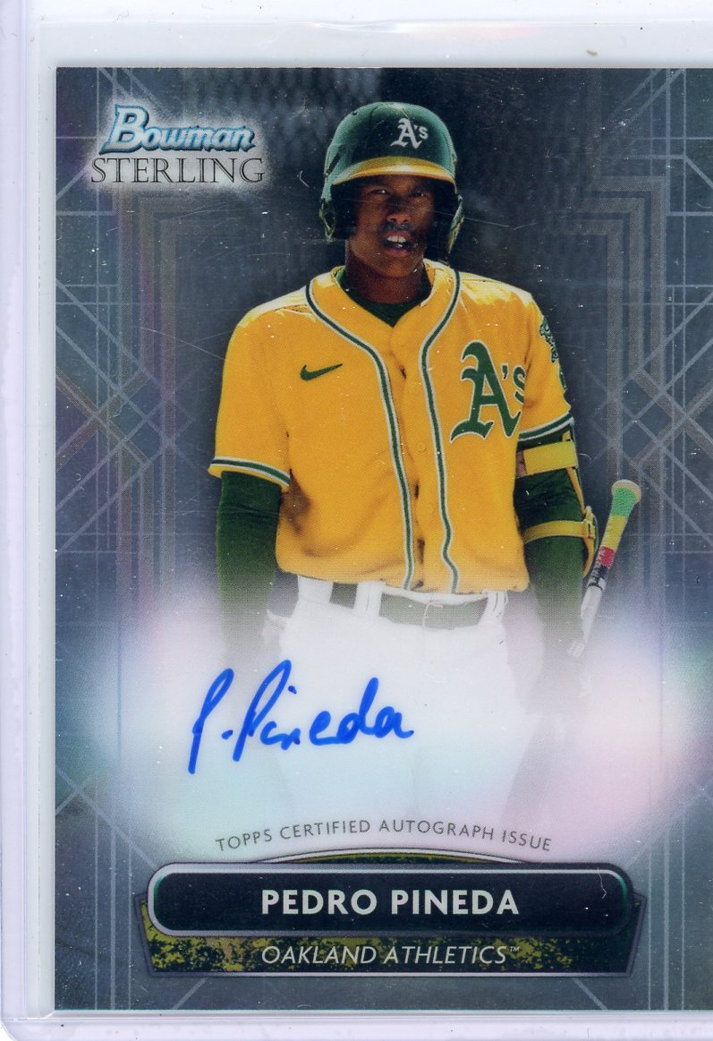 Pedro Pineda 2022 Bowman Sterling Prospect Autograph 