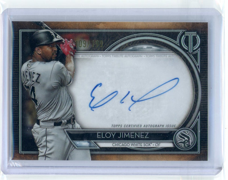 2020 Topps Tribute Eloy Jimenez Autograph 109/199 Chicago White Sox