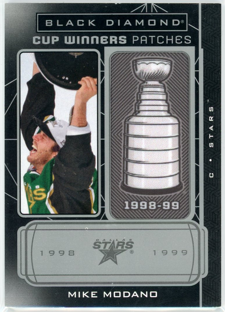 Mike Modano Black Diamond Cup Winners Patches 1998-1999