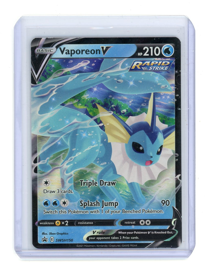 Vaporeon V 2021 Pokémon Black Star Promo holo SWSH150