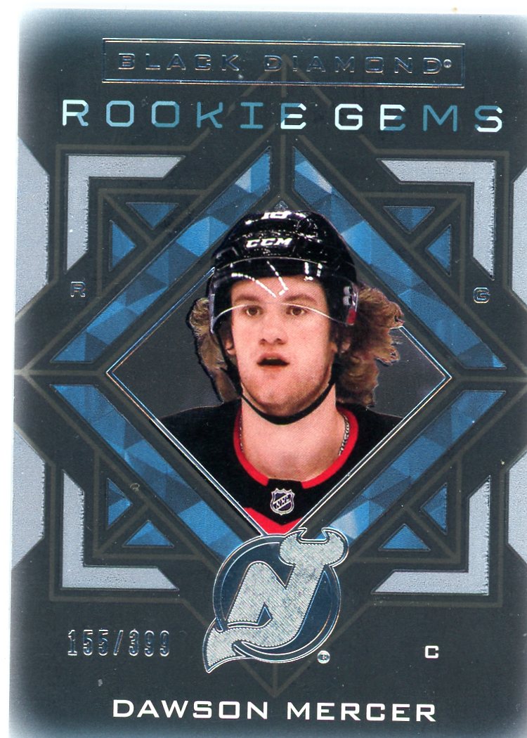 Dawson Mercer Black Diamond Rookie Gems 155/399