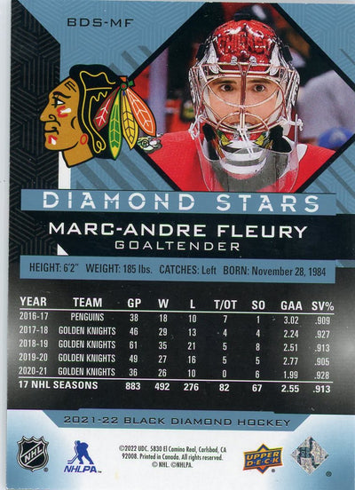 Marc-Andre Fleury Black Diamond 023/249