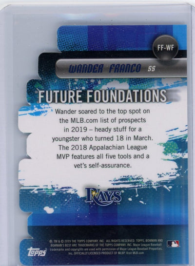 Wander Franco Bowman's Best Future Foundations Rookie #FF-WF