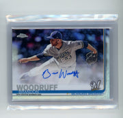 Brandon Woodruff 2019 Topps Chrome autograph