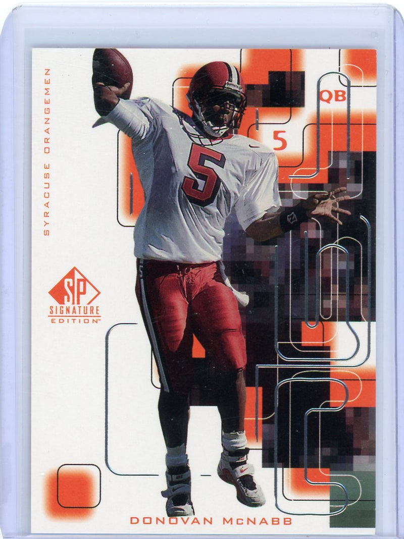 Donovan McNabb Game-Used Jersey Football Card –