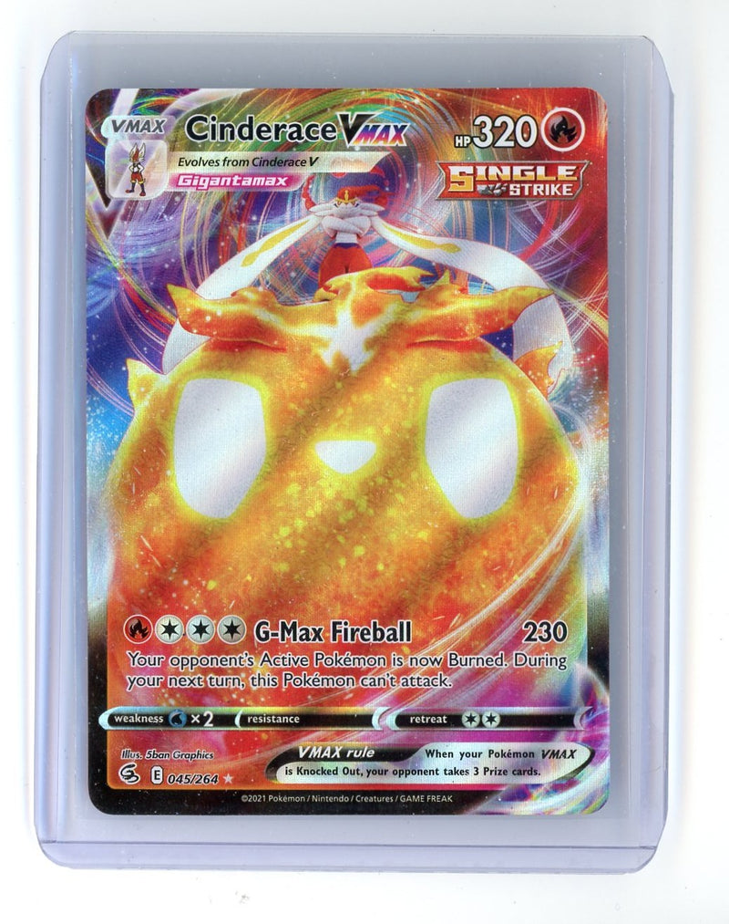 Cinderace VMAX 2021 Pokémon rare holo 045/264