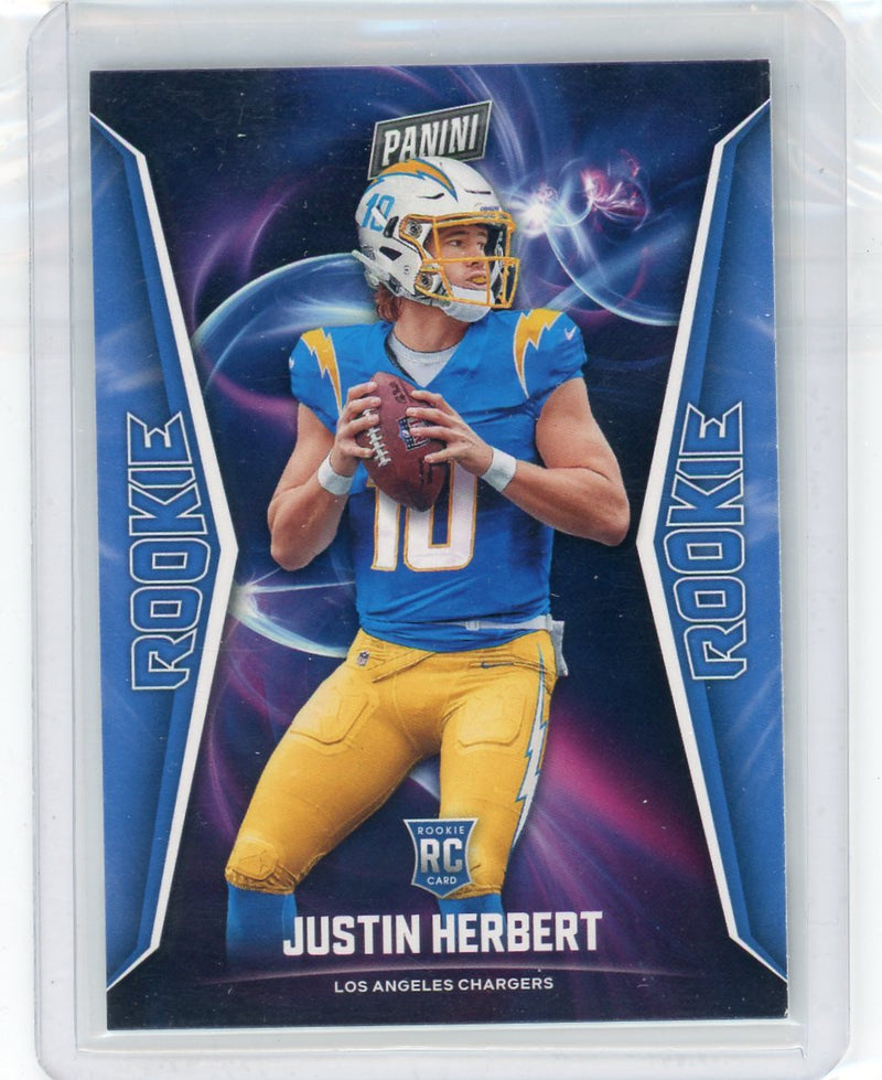 Justin Herbert 2020 Panini Player of the Day Rookie Card 
