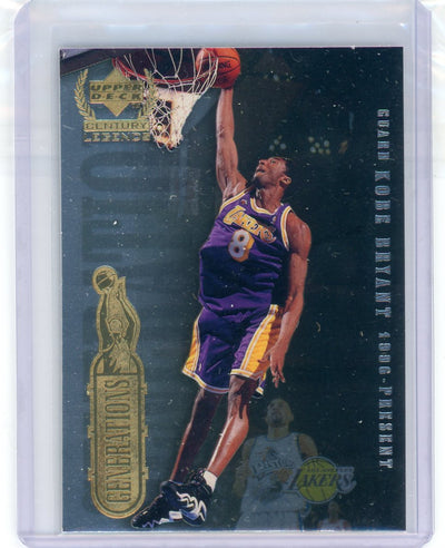 Kobe Bryant / Michael Jordan 1999 Upper Deck Century Legends Generations foil