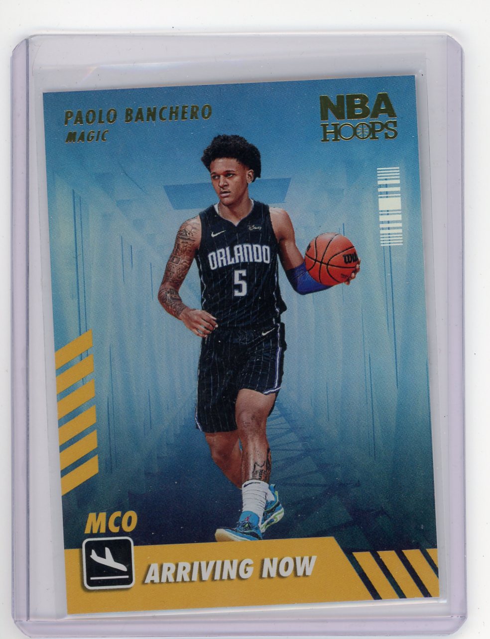 Paolo Banchero 2022 NBA Hoops Arriving Now Rookie Card – Piece Of The Game