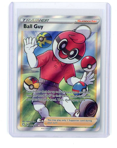 Ball Guy Trainer 2021 Pokémon rare holo 065/072