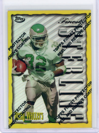 Ricky Watters 1996 Finest Gold Refractor w/Coating