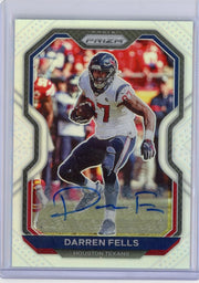 Darren Fells 2020 Panini Prizm Silver Prizm autograph