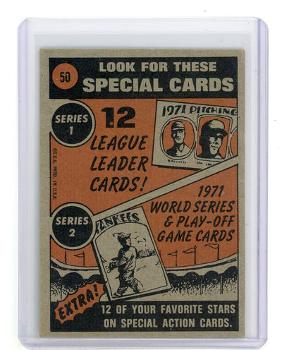 Willie Mays 1972 Topps In Action #50