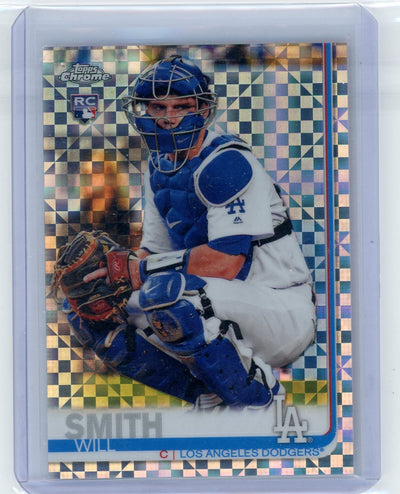 Will Smith 2018 Topps Chrome Update X-Fractor rookie card #'d 154/199