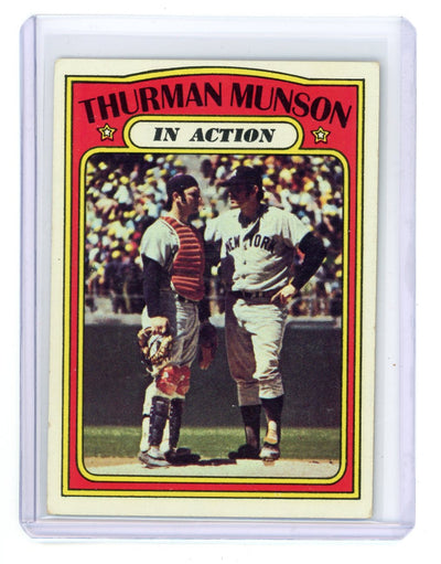 Thurman Munson 1972 Topps In Action #442