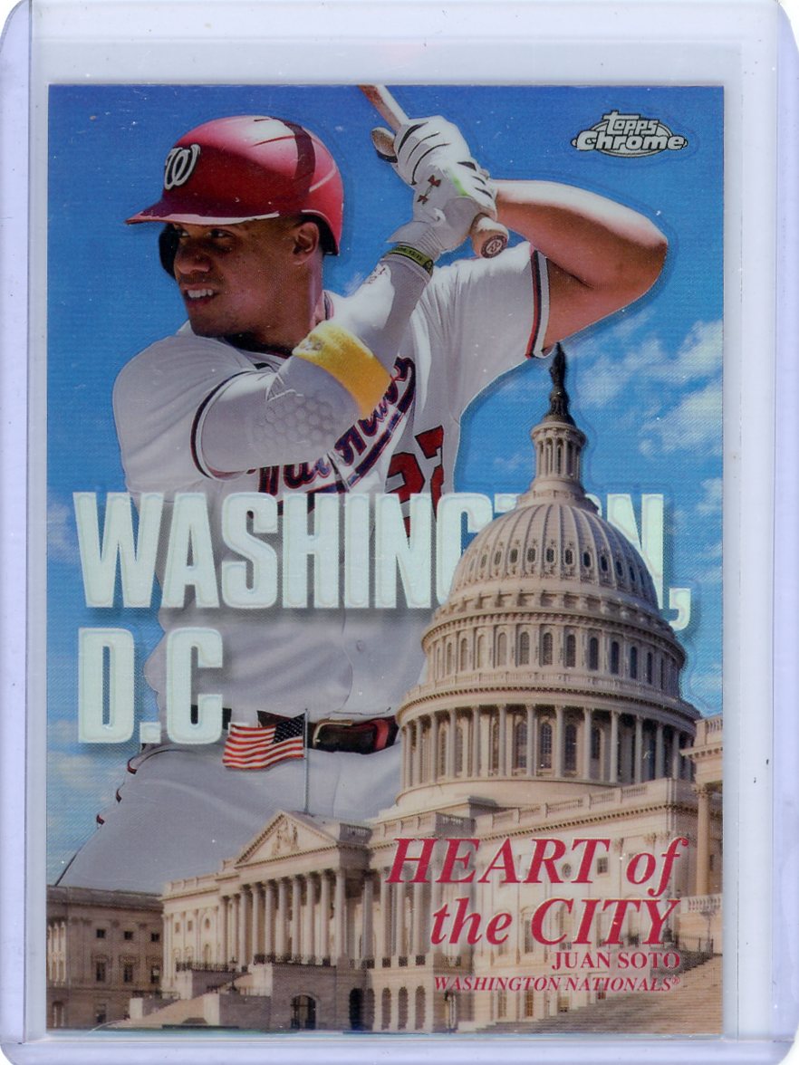 Juan Soto 2022 Topps Chrome Heart of the City #HOC-6