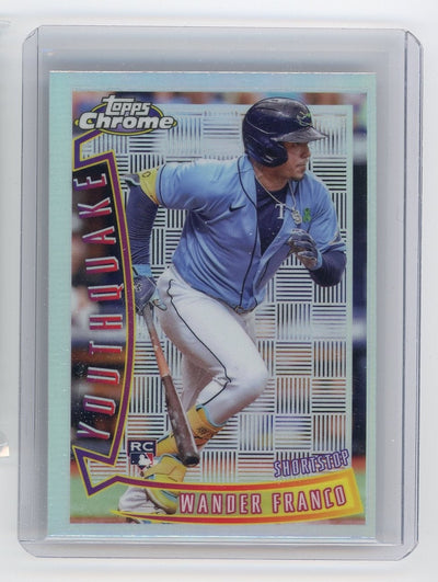 Wander Franco 2022 Topps Chrome Sonic Youthquake rookie card