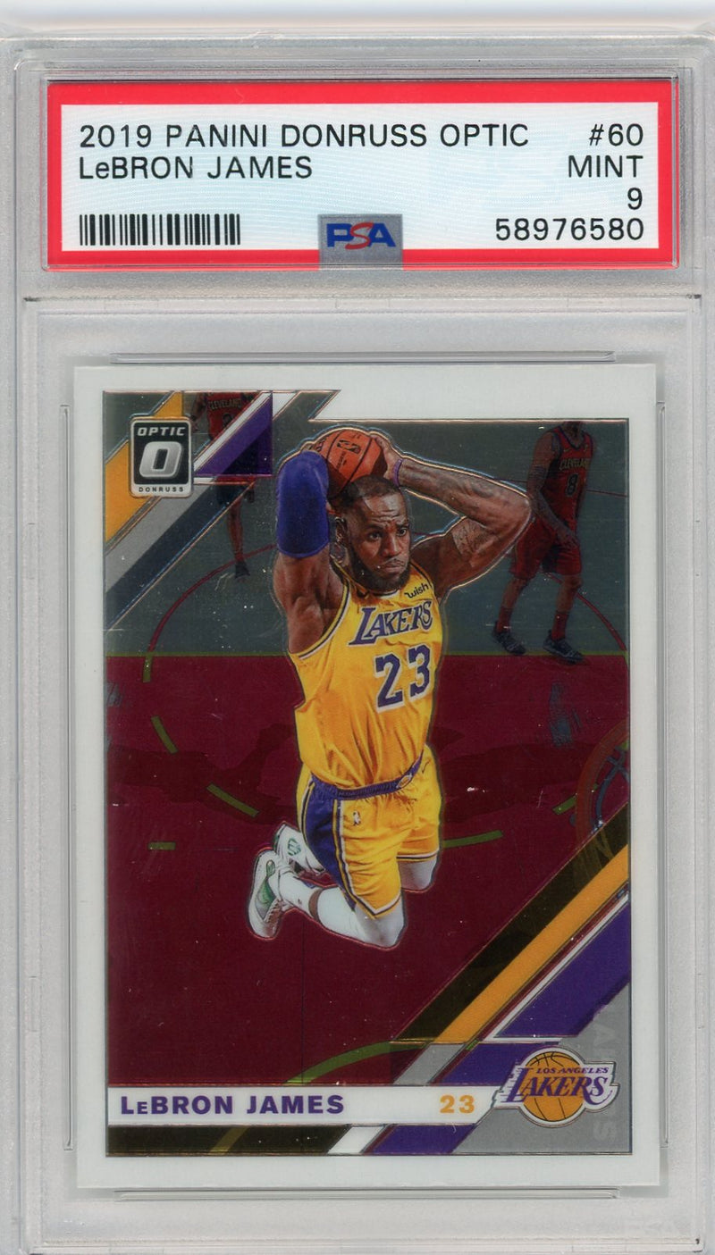 Lebron James 2019 Panini Donruss Optic 