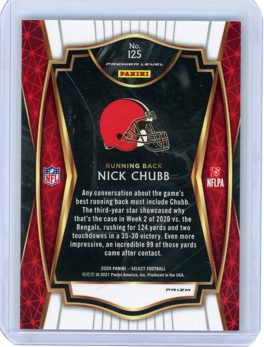 Nick Chubb 2021 Prizm Illumination #I-28 Price Guide - Sports Card Investor