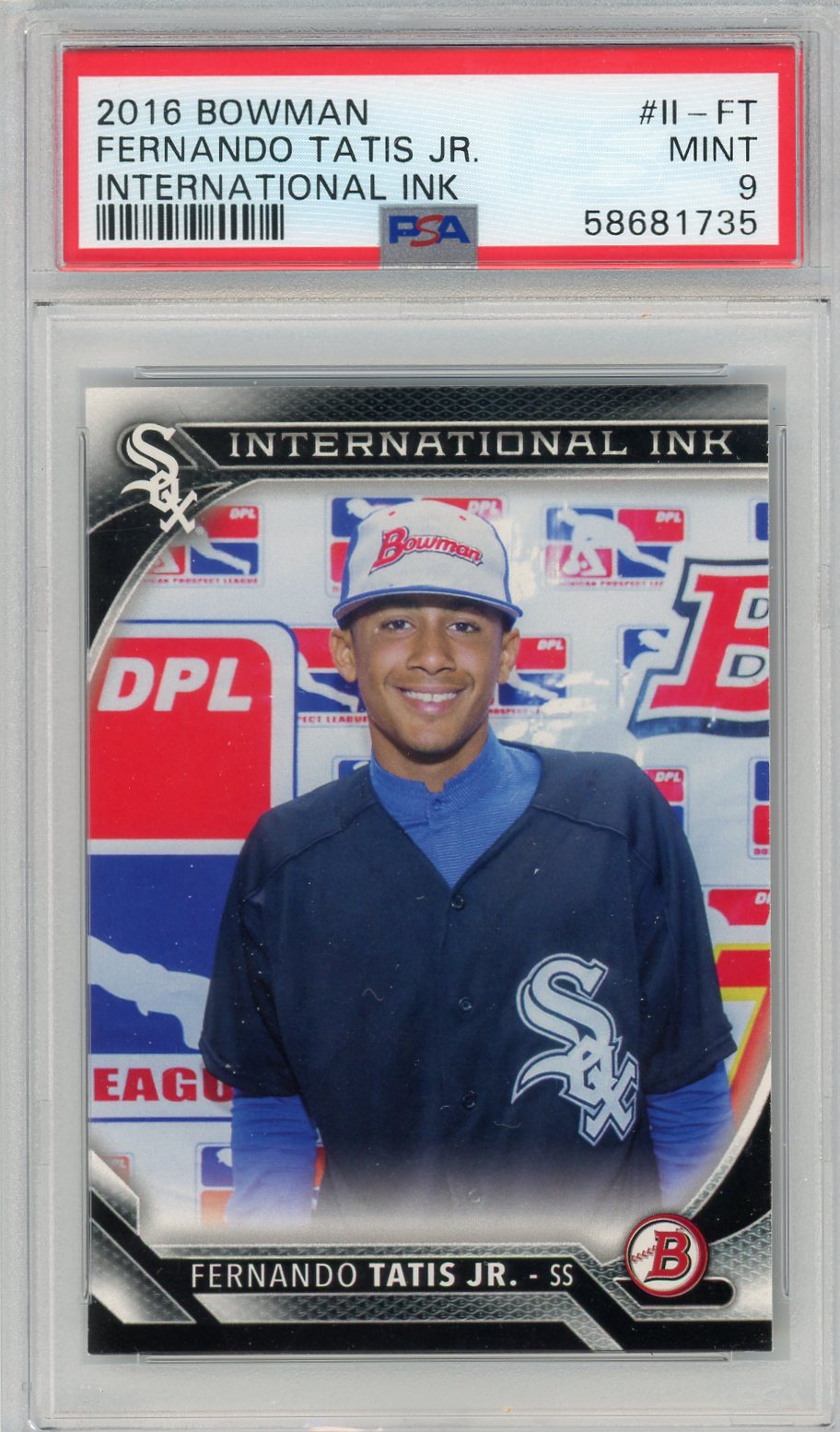 Fernando Tatis 2016 Bowman International Ink PSA 9 #II-FT