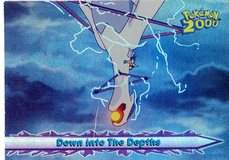 Down Into The Depths Pokémon The Movie 2000 Foil