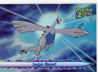 Lugia Rises! Holo Blue Logo Pokémon The Movie 2000