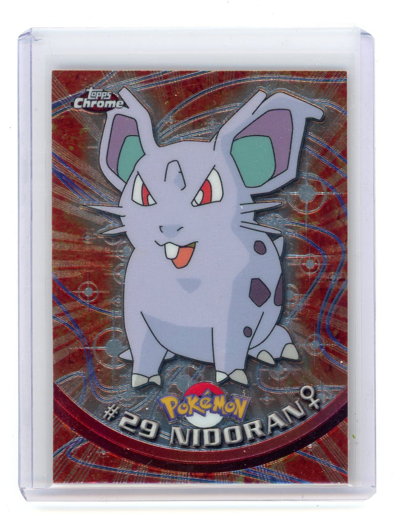 Nidoran 2000 Topps Chrome x Pokémon 