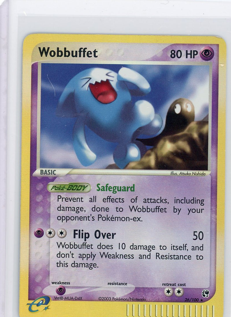 Wobbuffet 2003 Pokémon Sandstorm rare holo 26/100
