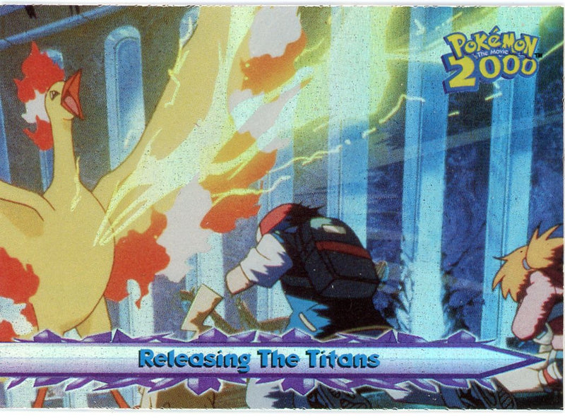 Releasing The Titans Holo Blue Logo Pokémon The Movie 2000