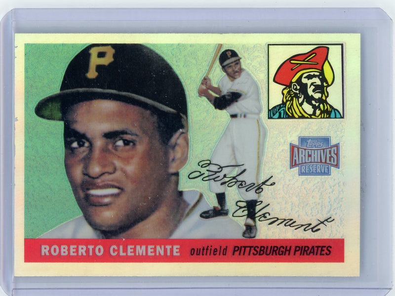 Roberto Clemente 2001 Topps Archives Reserve 1953 Topps reprint 17 of 100 