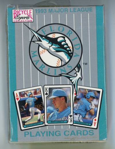 Florida Marlins 1993 MLB Bicycle Sports Collection Playing Cards
