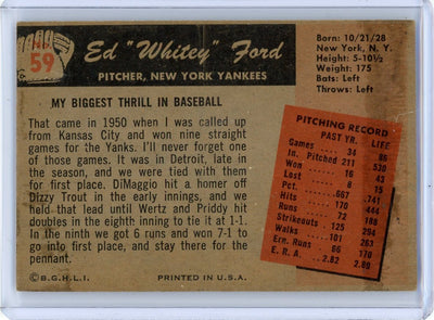 Whitey Ford 1955 Bowman #59