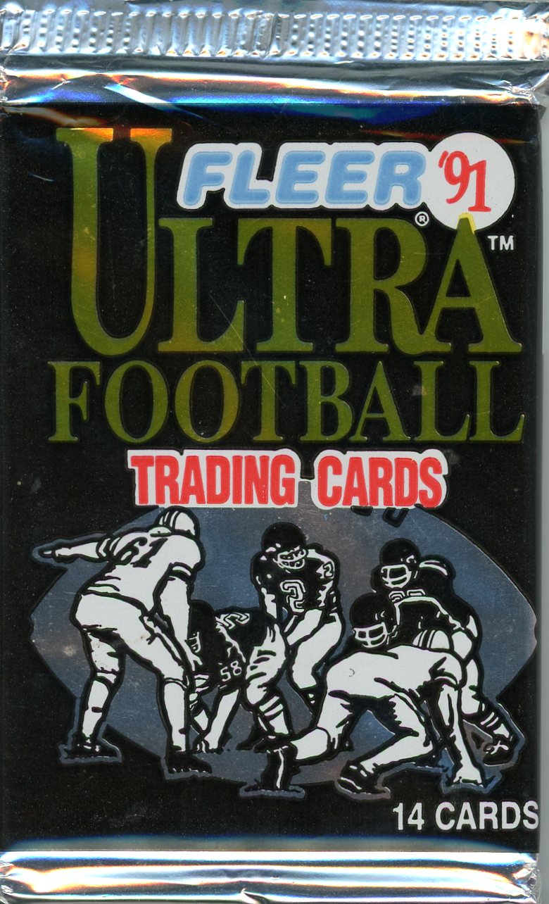 1991 Fleer Ultra Football 14-card pack