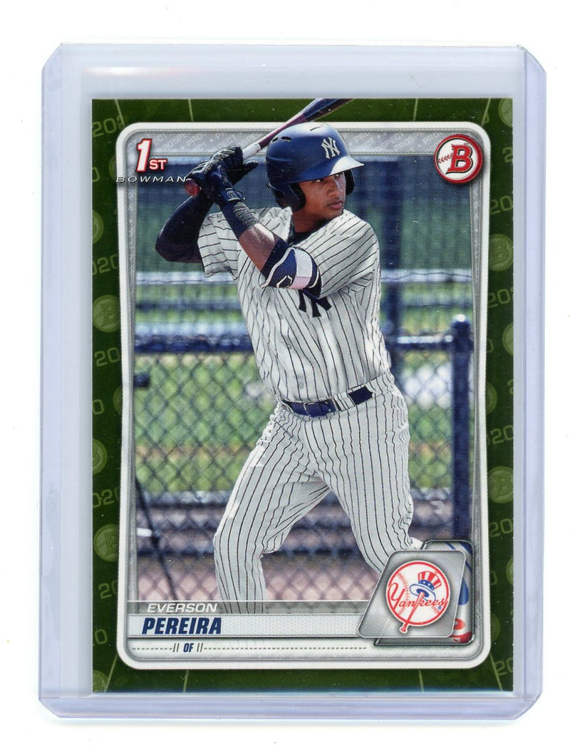 Everson Periera 2020 Topps 1st Bowman camo