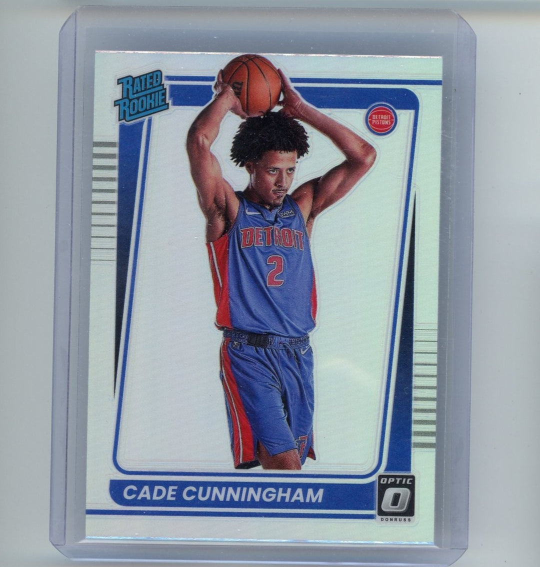 Cade Cunningham 2022 Panini Donruss Optic Rated Rookie Silver Prizm #1 –  Piece Of The Game
