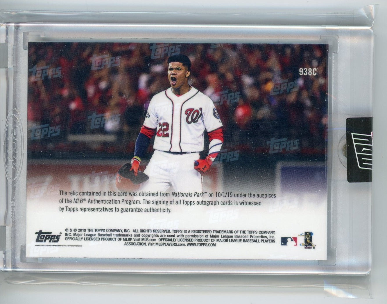 Topps Now Certified Autographed JUAN SOTO Card 