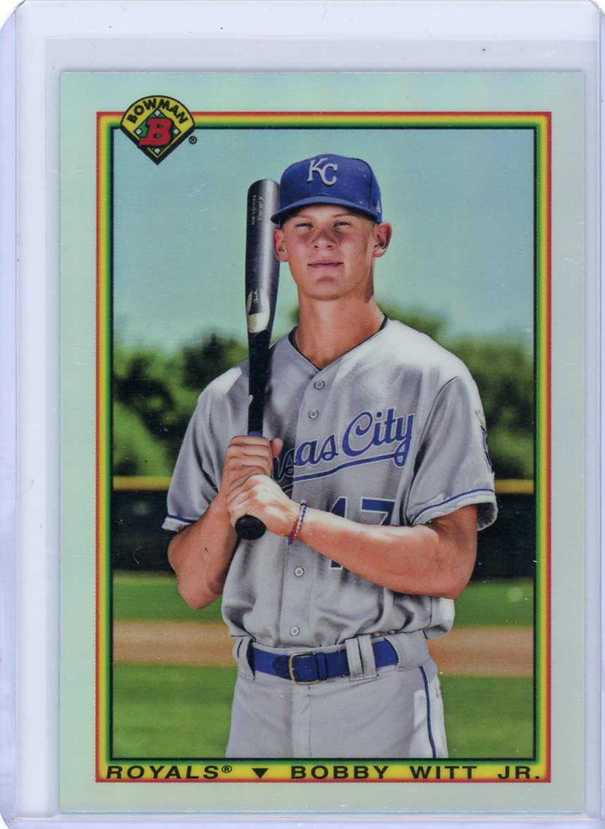 Bobby Witt 2019 Bowman's Best 1990 Retro Refractor Rookie