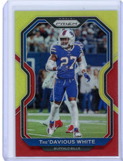 Tre'Davious White 2020 Panini Prizm 39/49 #7 Red Yellow Prizm