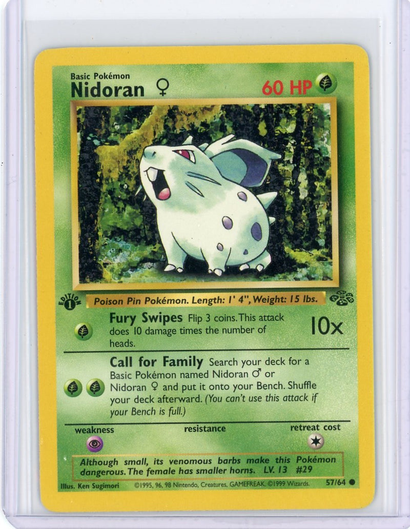Nidoran 1st Edition 1999 Pokémon 57/64