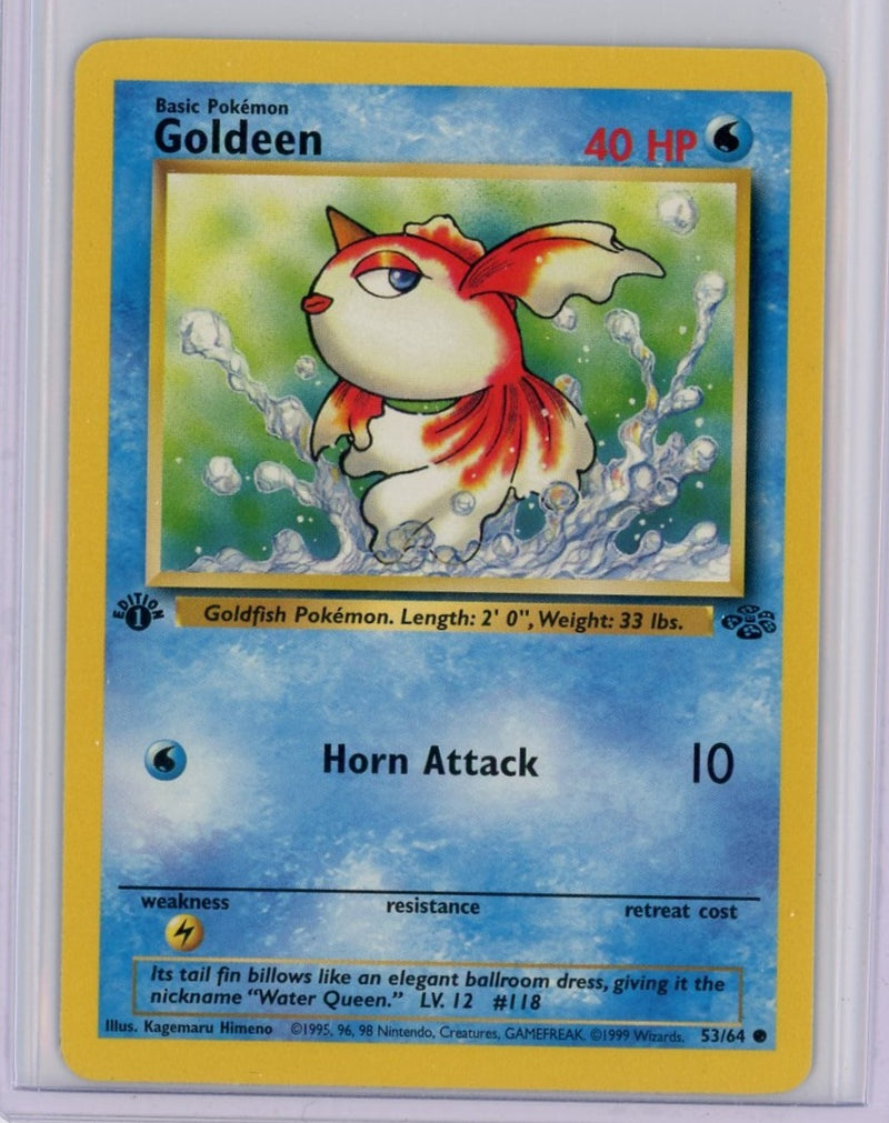 Goldeen 1st Edition 1999 Pokémon 53/64