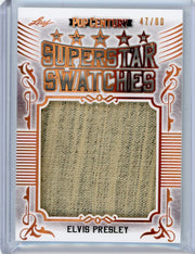 Elvis Presley 2021 Leaf Pop Century Superstar Swatches #'d 47/80