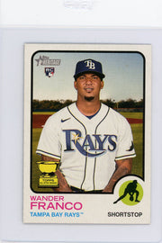 Wander Franco 2022 Topps Heritage rookie card