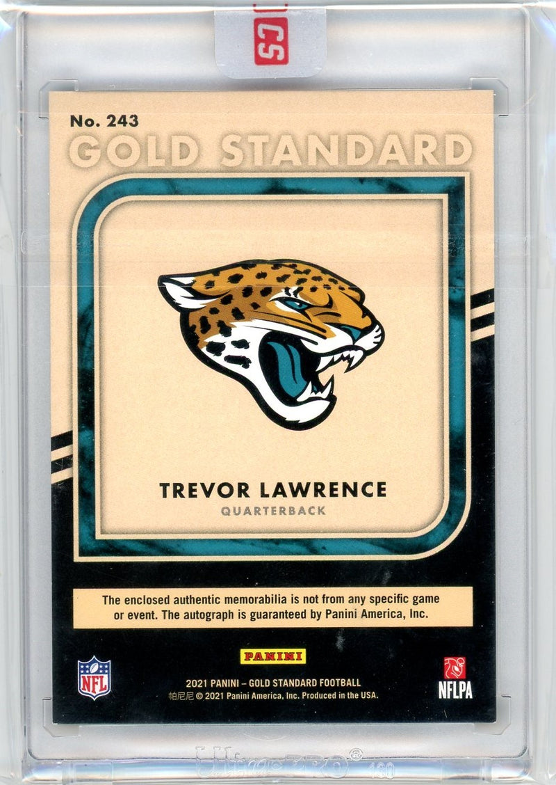 Lids Trevor Lawrence Jacksonville Jaguars Autographed 2021 Panini