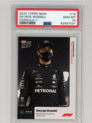 George Russell 2020 Topps Now #19 PSA 10