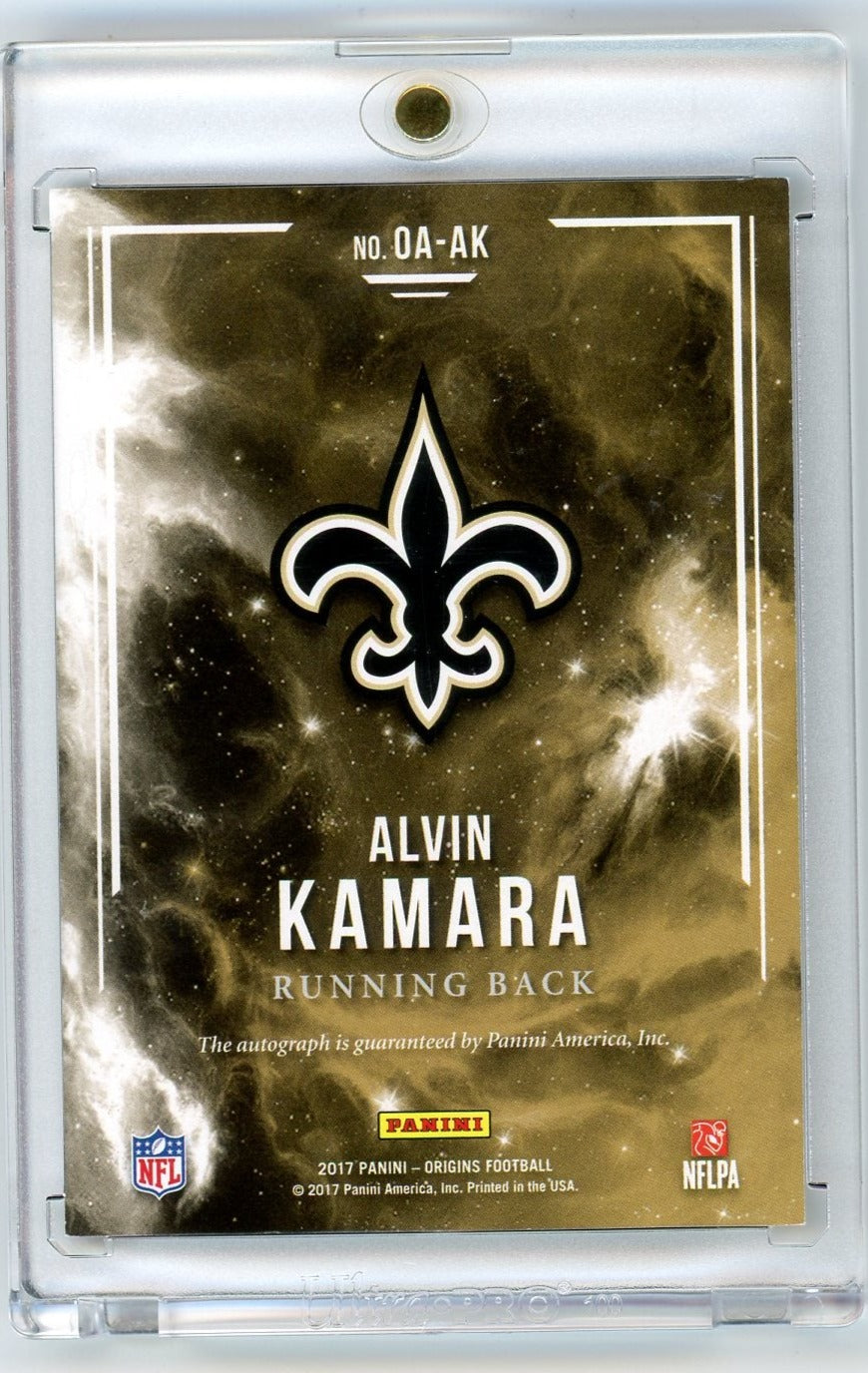 Alvin Kamara 2017 Panini Illusions #117 Jersey Autograph RC