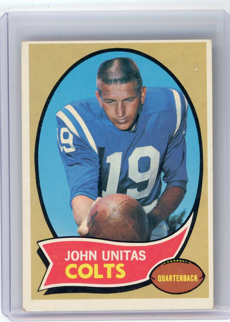 John Unitas 1970 Topps 