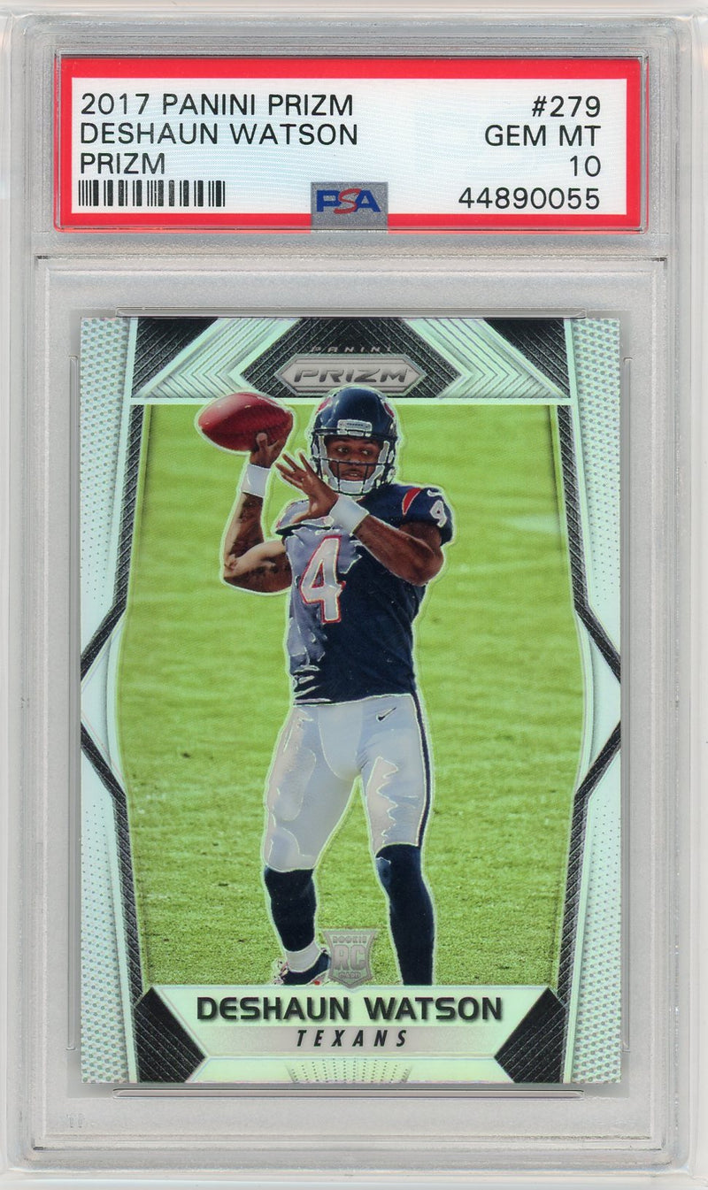 Deshaun Watson 2017 Panini Prizm Silver Rookie PSA 10