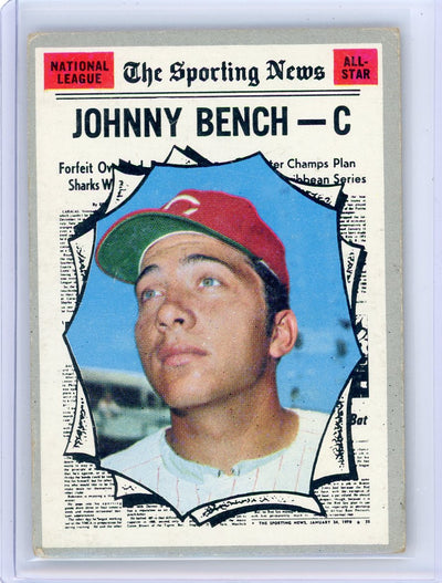 Johnny Bench 1970 Topps Sporting News #464