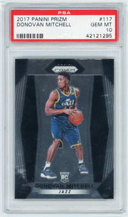 Donovan Mitchell 2017 Panini Prizm Rookie PSA 10